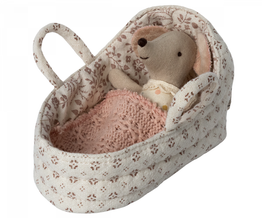 Maileg reiswiegje babymuis 3+