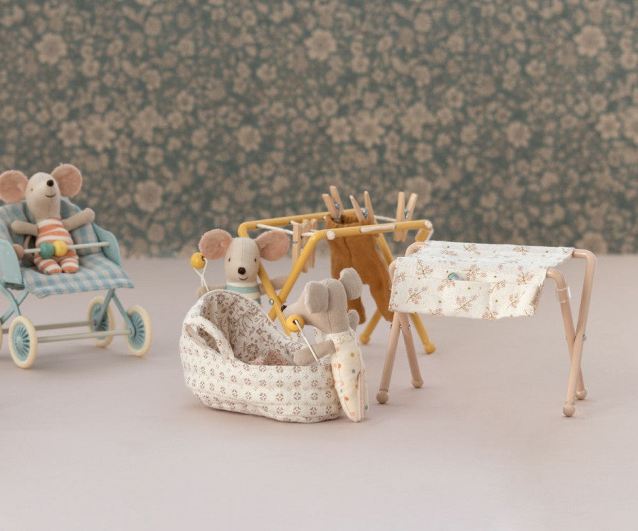Maileg reiswiegje babymuis 3+