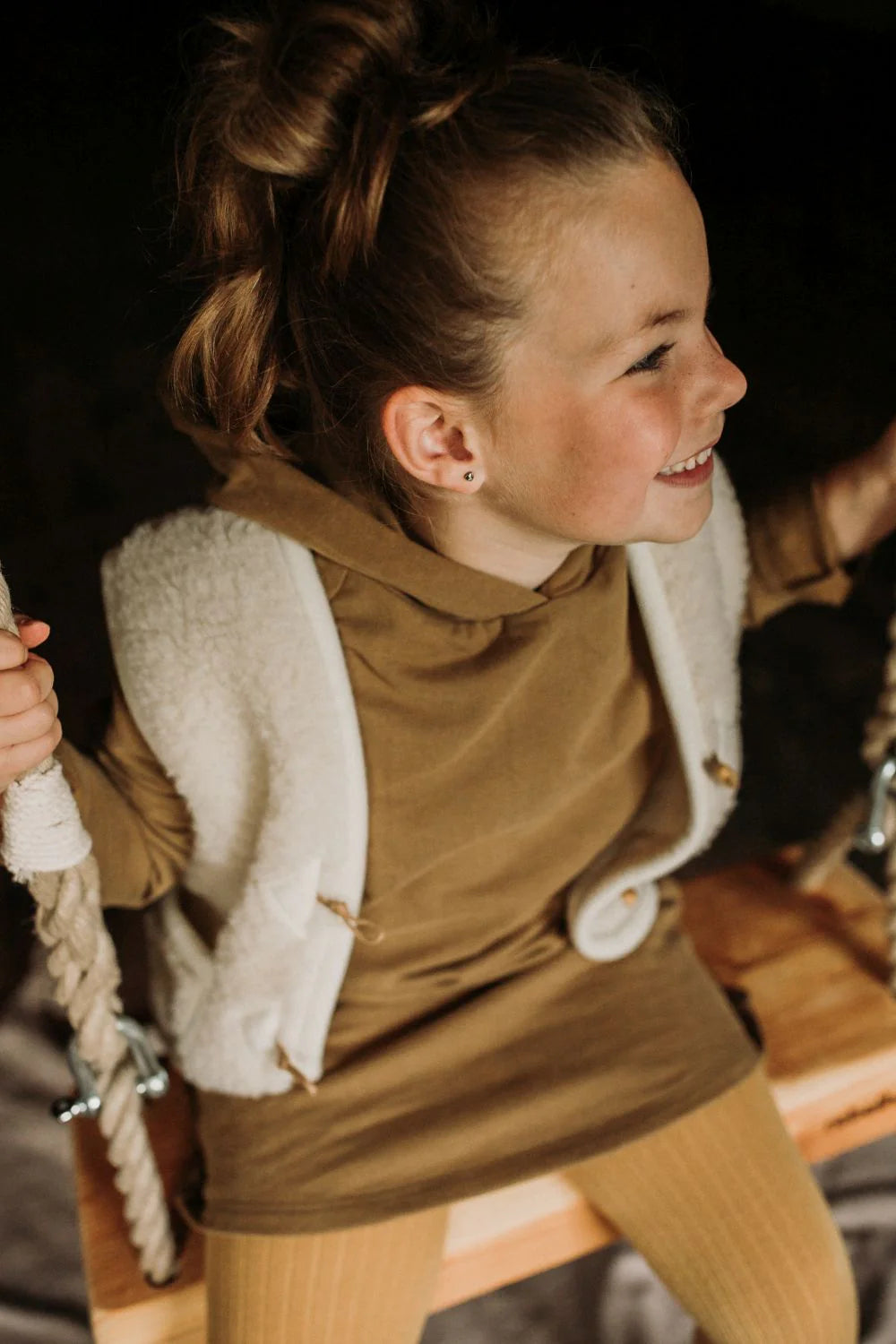 Alwero bodywarmer Alpen Junior beige