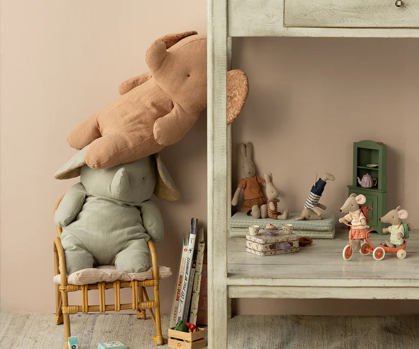 Maileg knuffel olifant groot roze 0+
