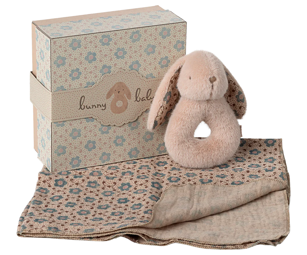 Maileg Bunny rattle set Powder 0+