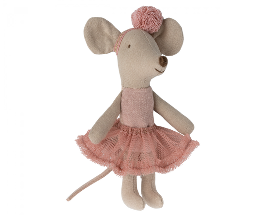 Maileg muis ballerina kleine zus roze 3+
