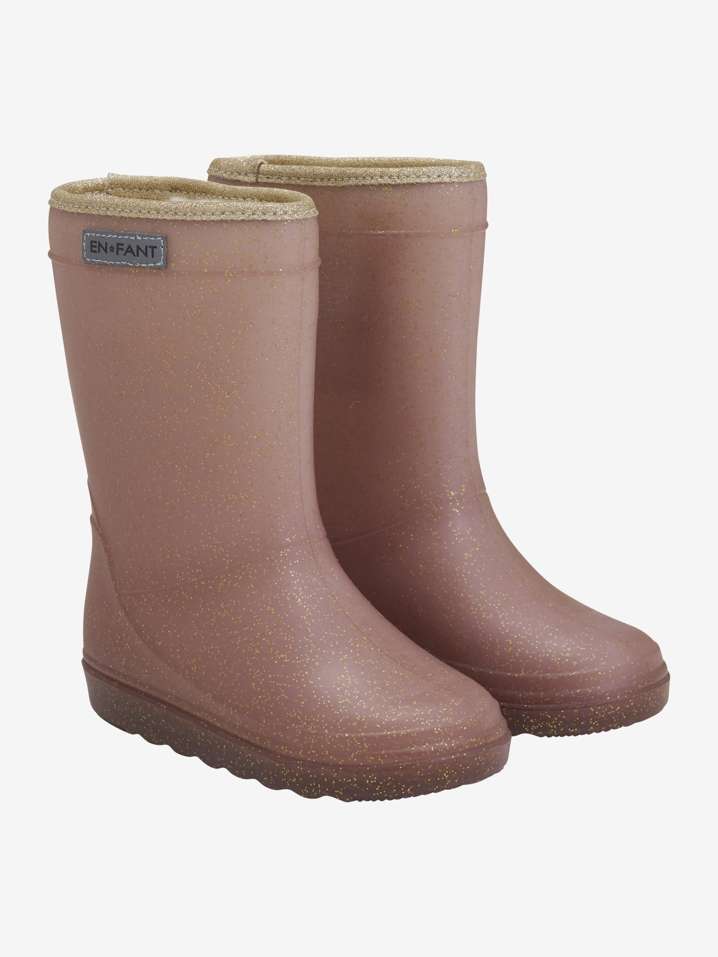 En Fant thermolaarzen glitter roze taupe