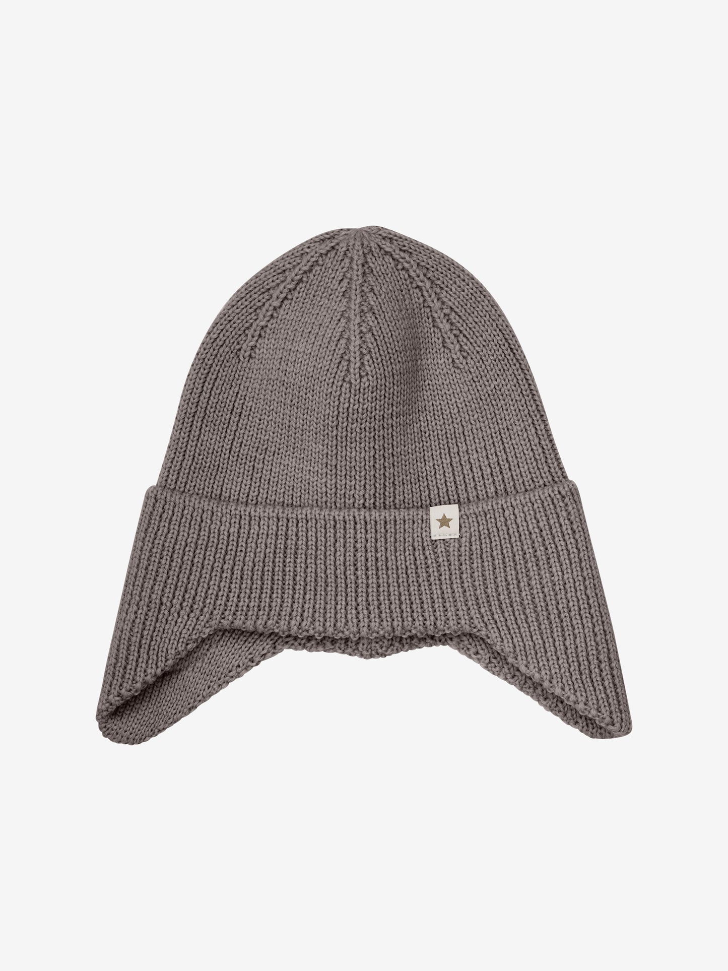 HUTTEliHUT muts Wol Knit Windstop bruin 52