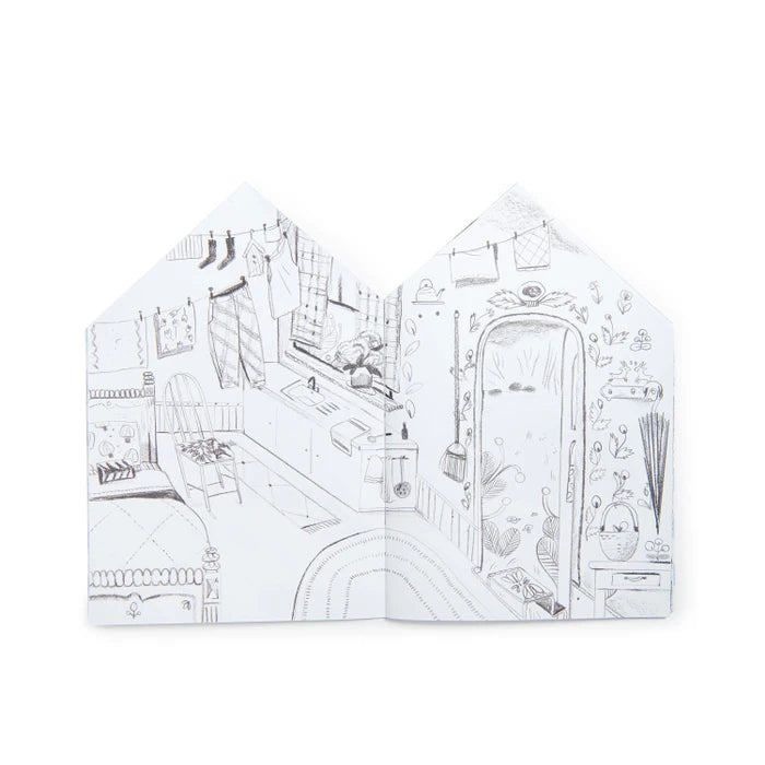 Moulin roty kleurboek ma maisonnette au 3+