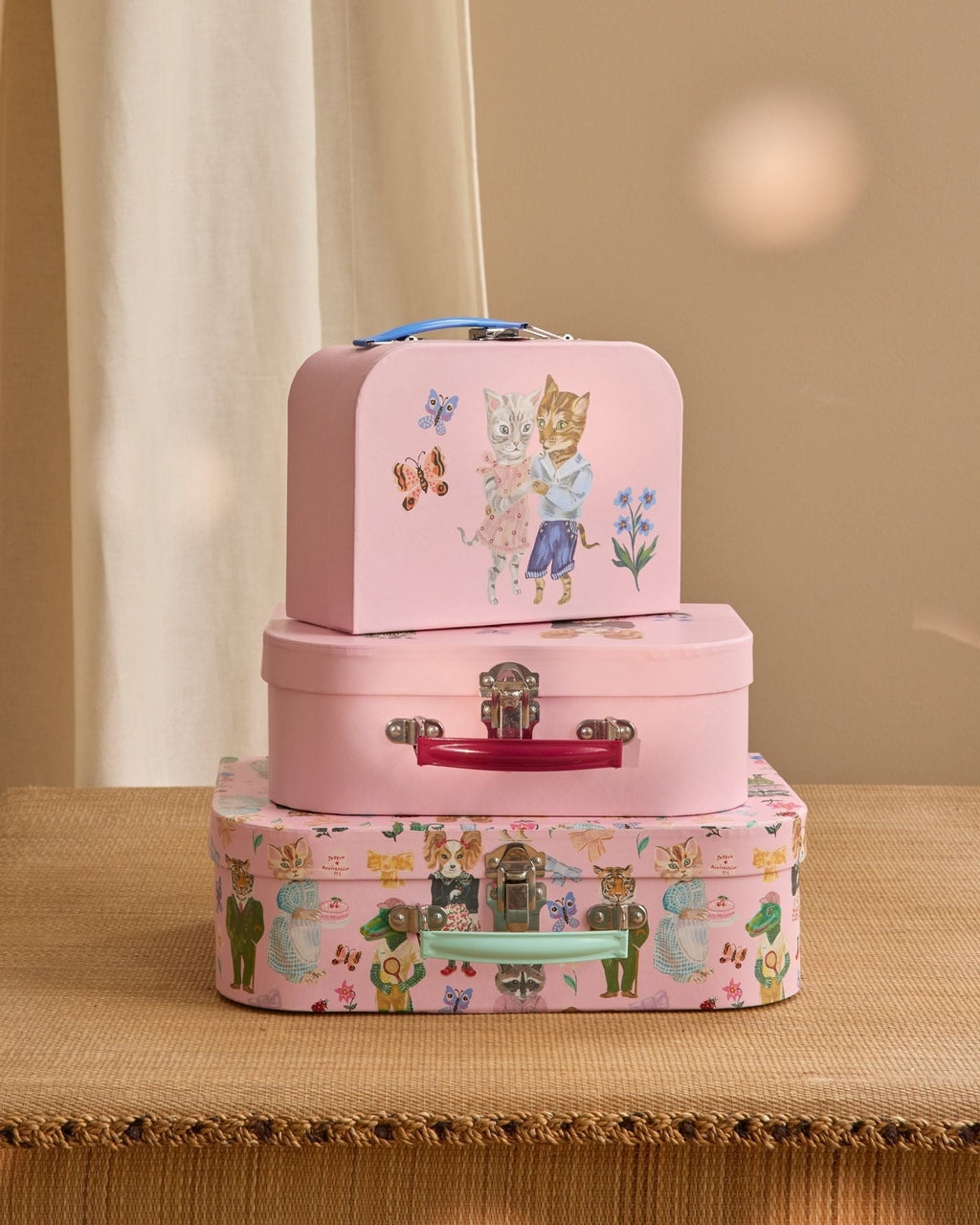 Rice koffertrio Nathalie Lete roze