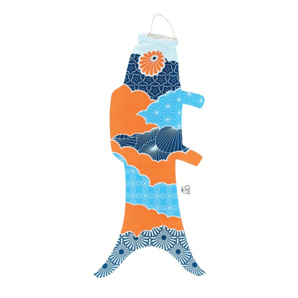 Madame Mo Koinobori Ume Blue mini