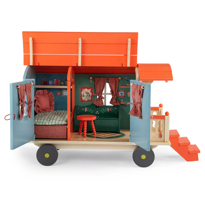 Moulin Roty houten Woonwagen Les Minouchkas 3+