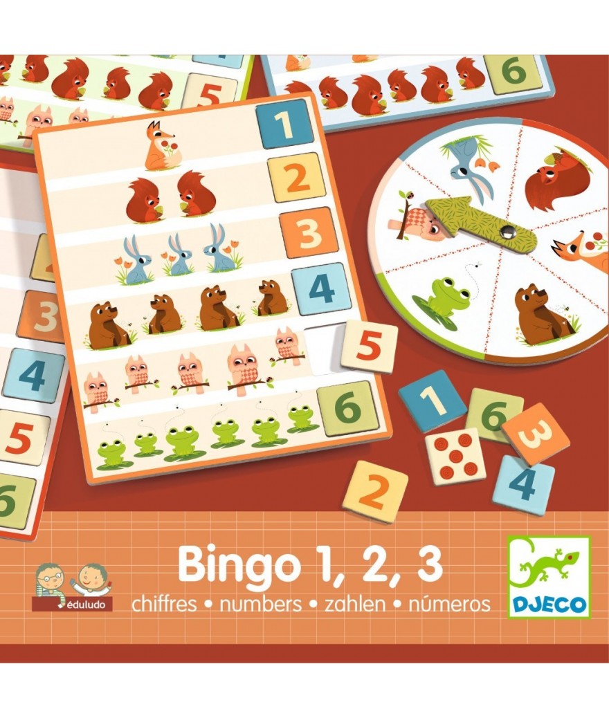Djeco bingo 1, 2, 3 +4
