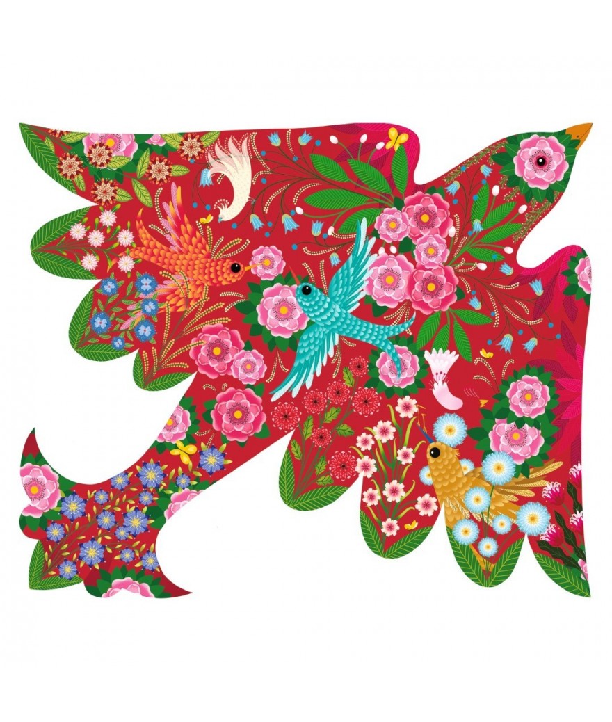 Djeco puzzel puzz'art bird 8+