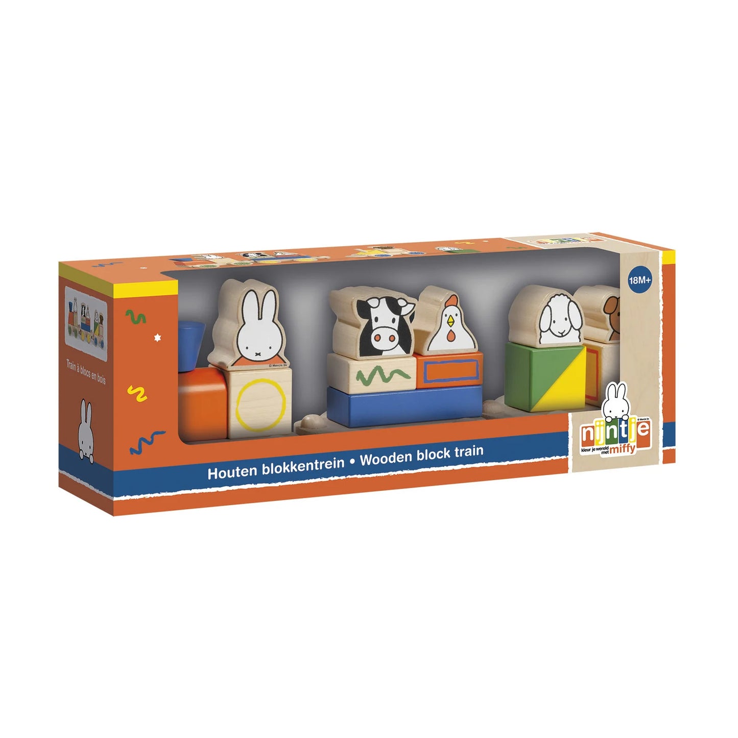 Nijntje Houten blokkentrein +18m