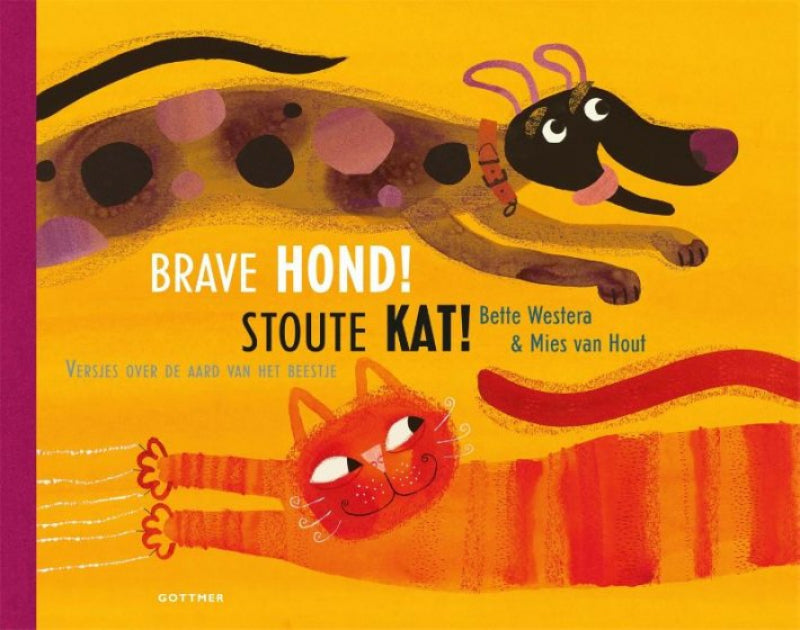Kinderboek Brave hond! Stoute kat! 3+