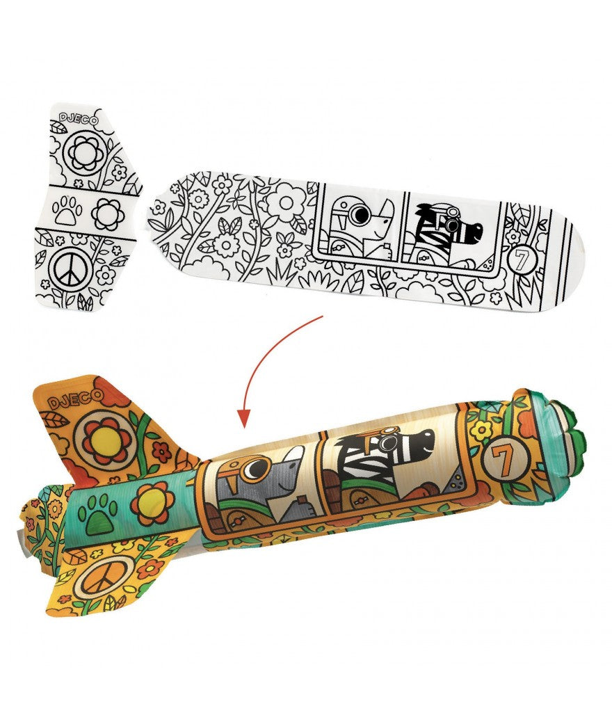Djeco DIY trois avions 4+