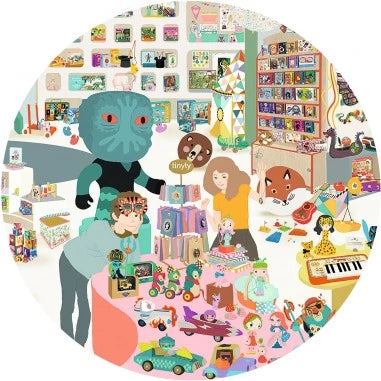 Djeco puzzel plus poster le petite boutique 5+