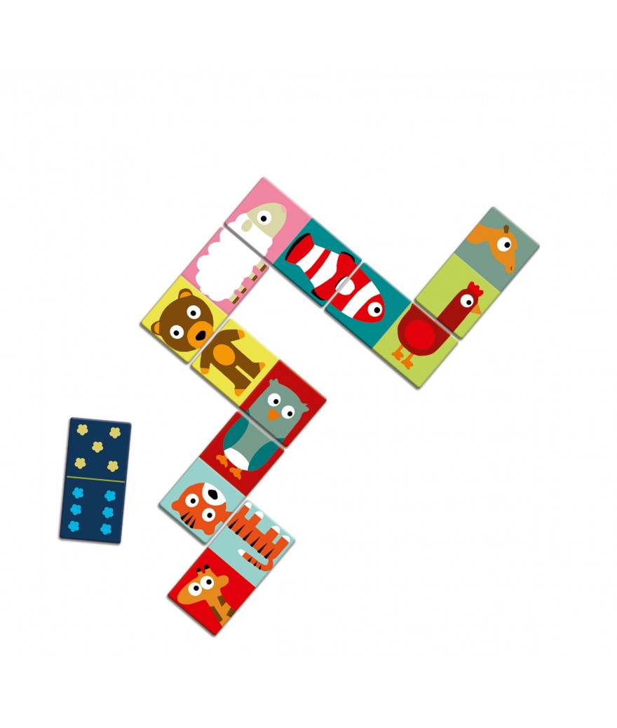 Djeco Domino animo-puzzle 3+