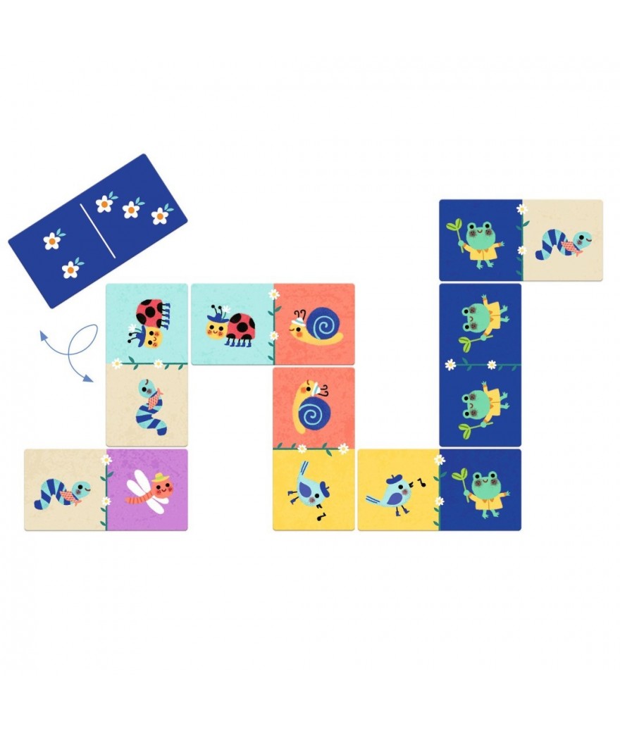 Djeco domino kleine dieren 3+