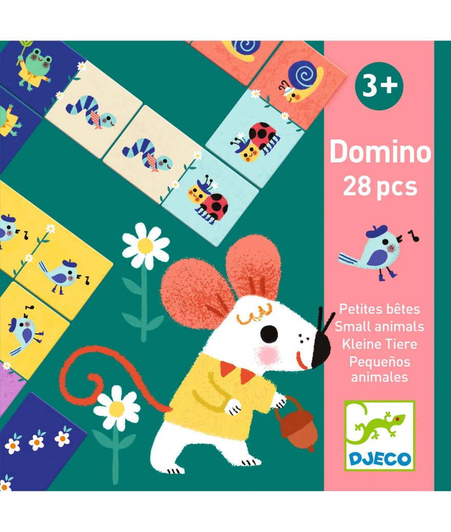 Djeco domino kleine dieren 3+