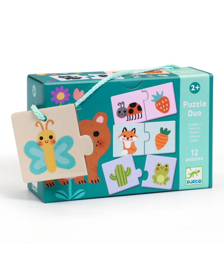 Djeco puzzels duo kleuren 2+