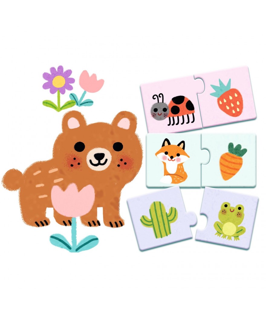 Djeco puzzels duo kleuren 2+