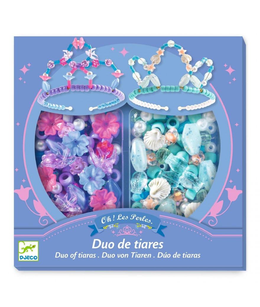 Djeco DIY tiara duo blauw 6+