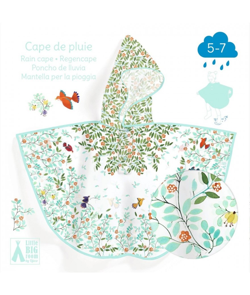 Djeco regencape Feuillage 5+