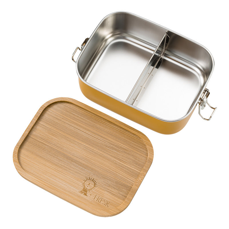 Fresk Lunchbox uni oker geel