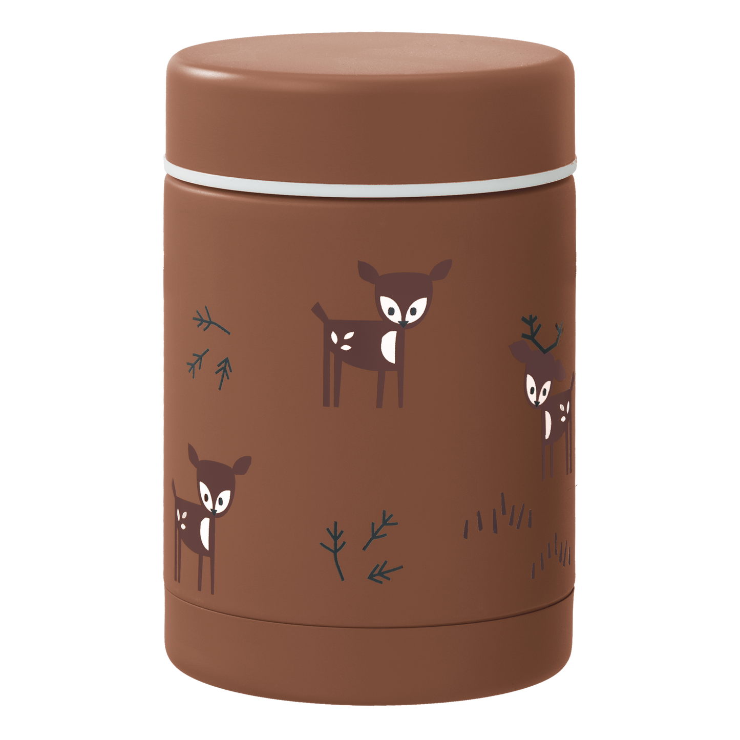 Fresk Thermos voedselcontainer 300 ml Deer amber brown