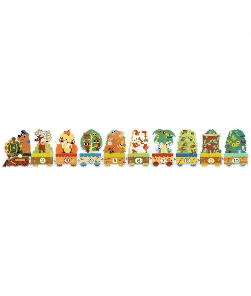 Djeco puzzel ik tel 3+