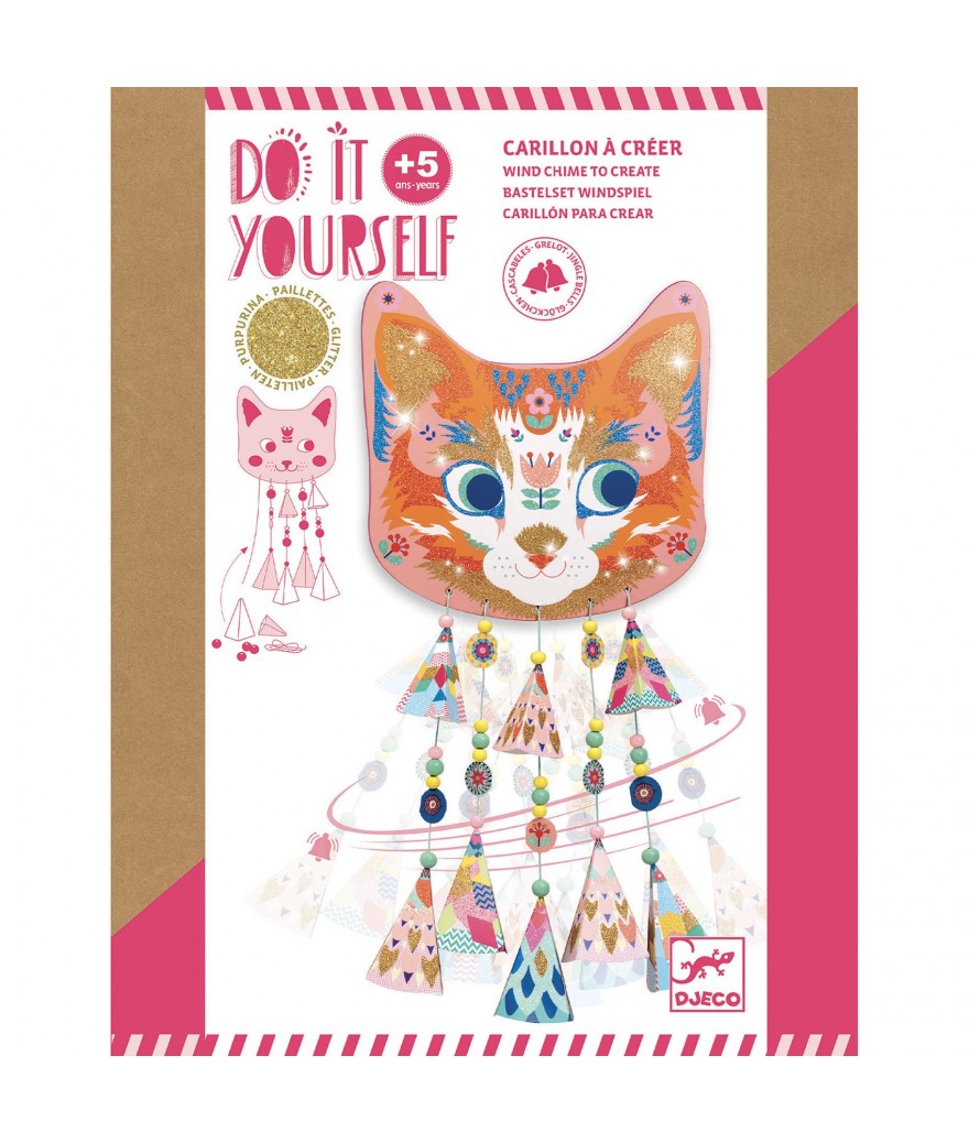 Djeco DIY mobiel Kitty 5+