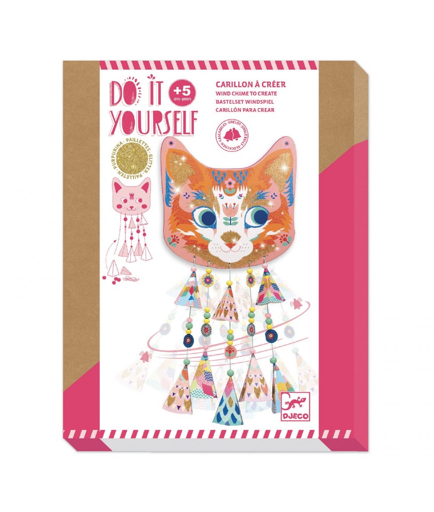 Djeco DIY mobiel Kitty 5+