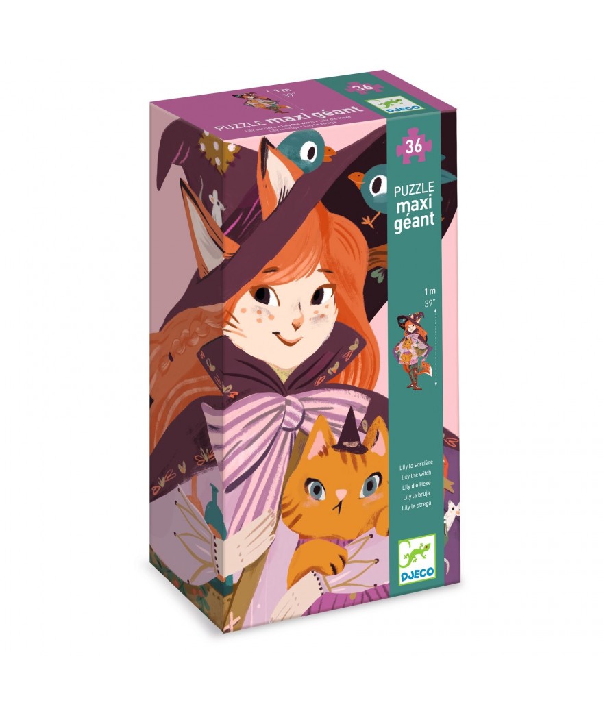 Djeco maxipuzzel Lily de heks 4+