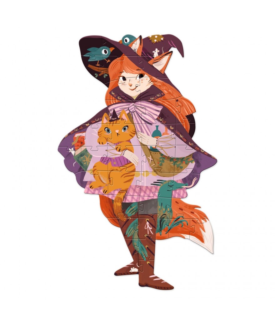 Djeco maxipuzzel Lily de heks 4+