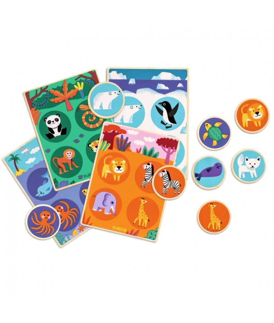 Djeco spel Loto Wood 2+