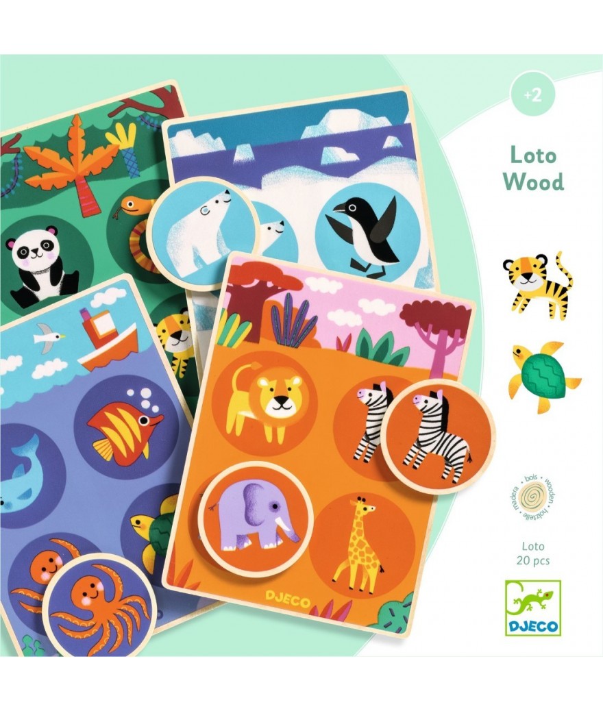Djeco spel Loto Wood 2+