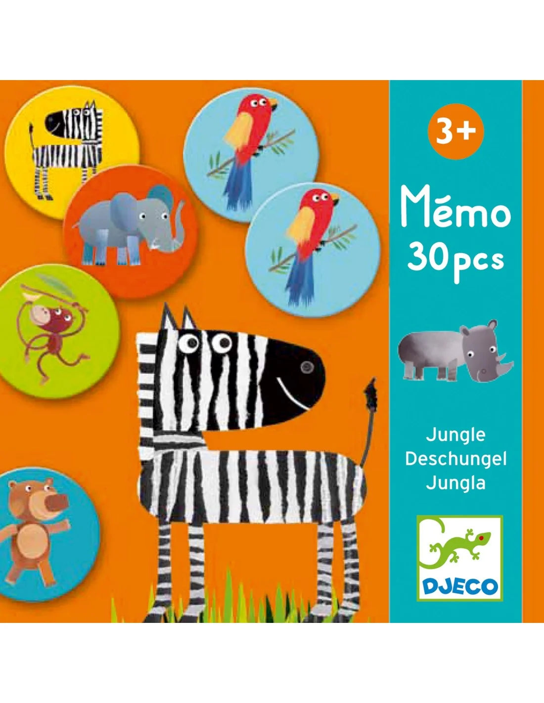 Djeco memo jungle 2+