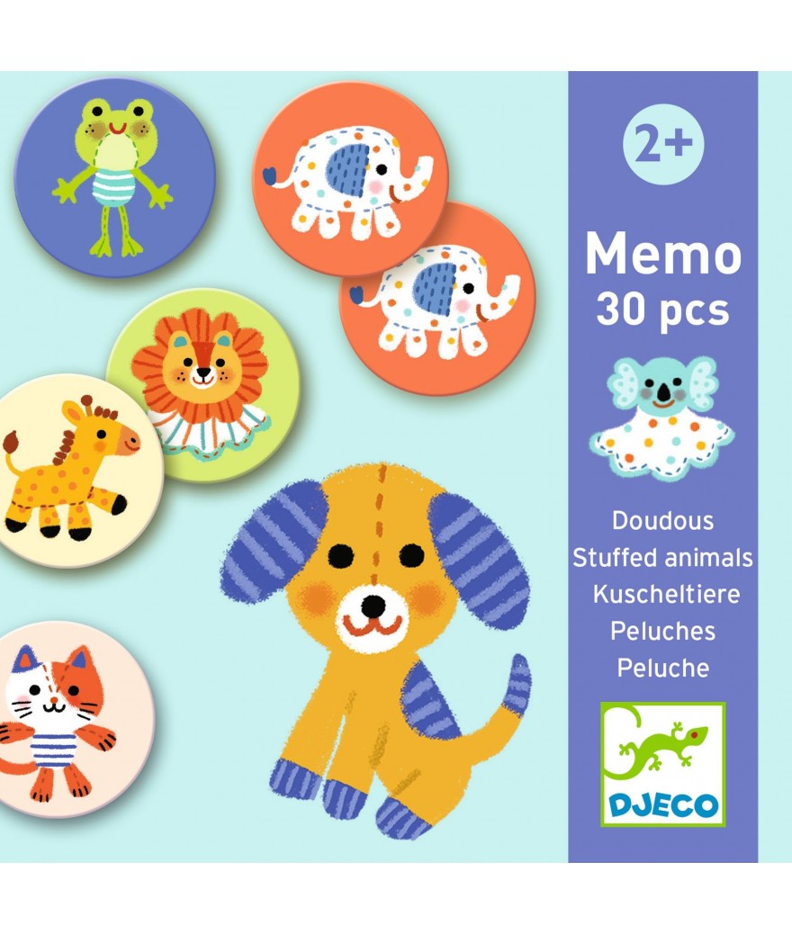 Djeco memorie knuffels 2+