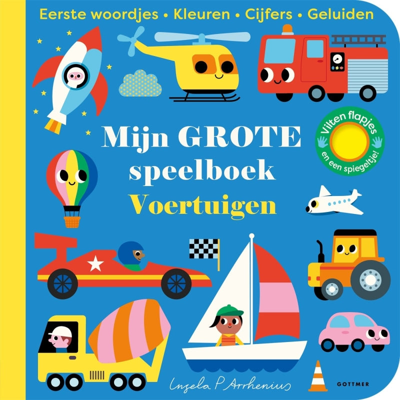 Gottmer kinderboek Mijn grote speelboek Voertuigen 1+