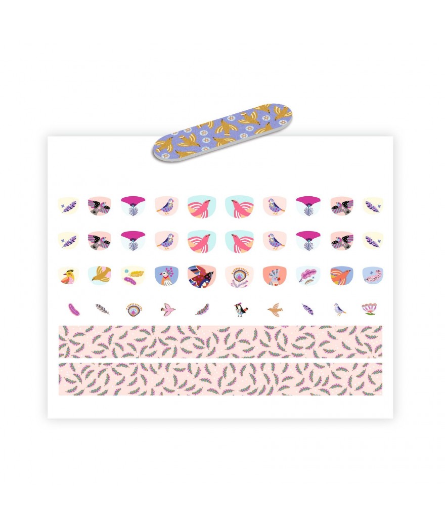 Djeco nagelstickers div kleuren 3+