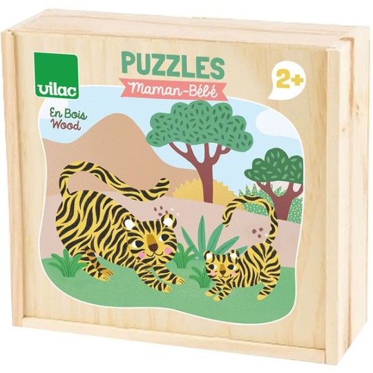 Vilac puzzels moeder baby michelle carlslund 2+