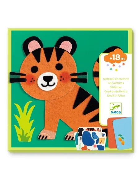 Djeco collage Viltborden-zachte dieren 1+