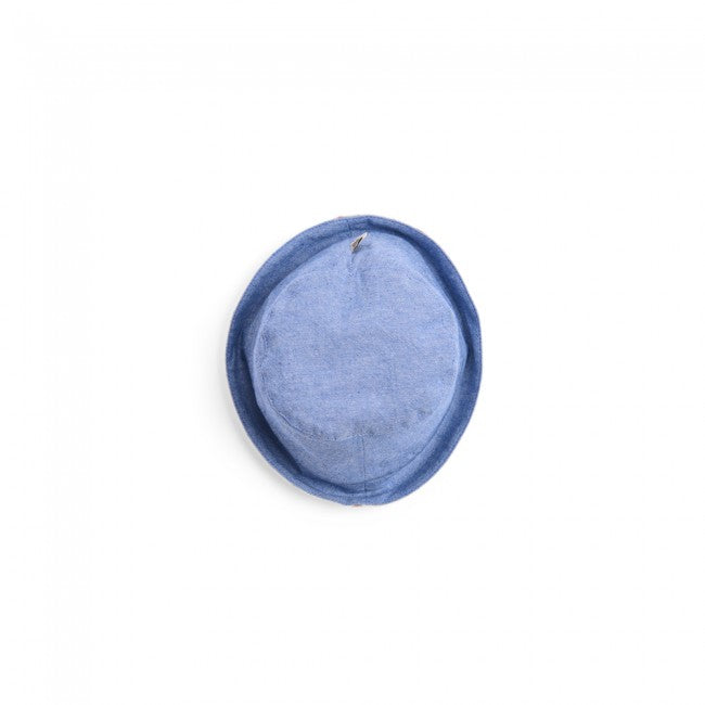 Moulinroty zonnehoedje chambray blauw +6 mnd