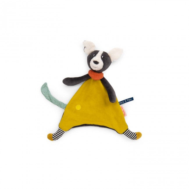 Moulin Roty knuffeldoekje hondje Puce & Pilou
