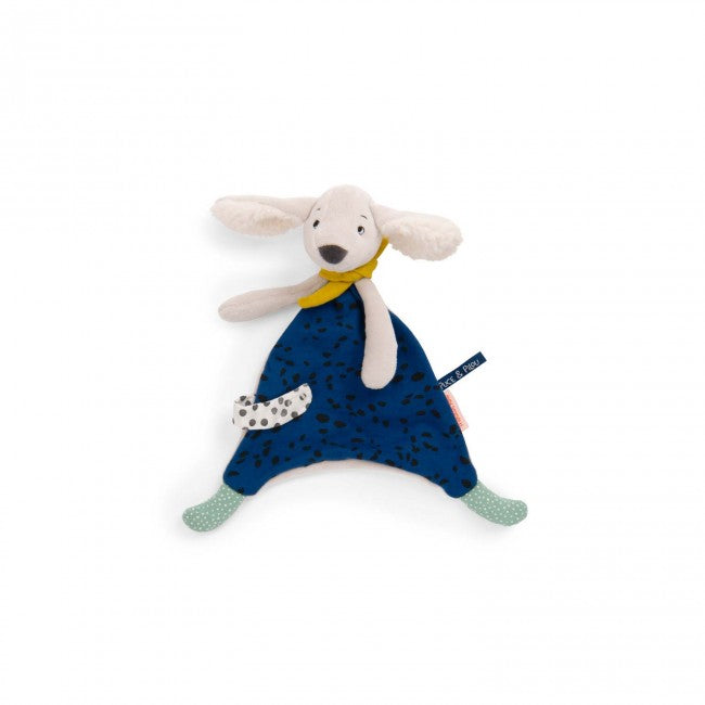 Moulin Roty Pilou blue comforter Puce & Pilou