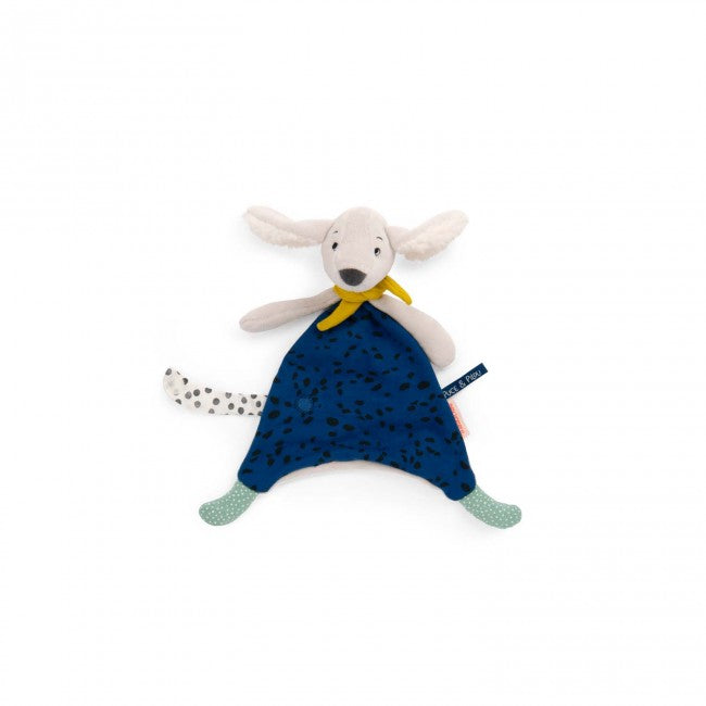 Moulin Roty Pilou blue comforter Puce & Pilou