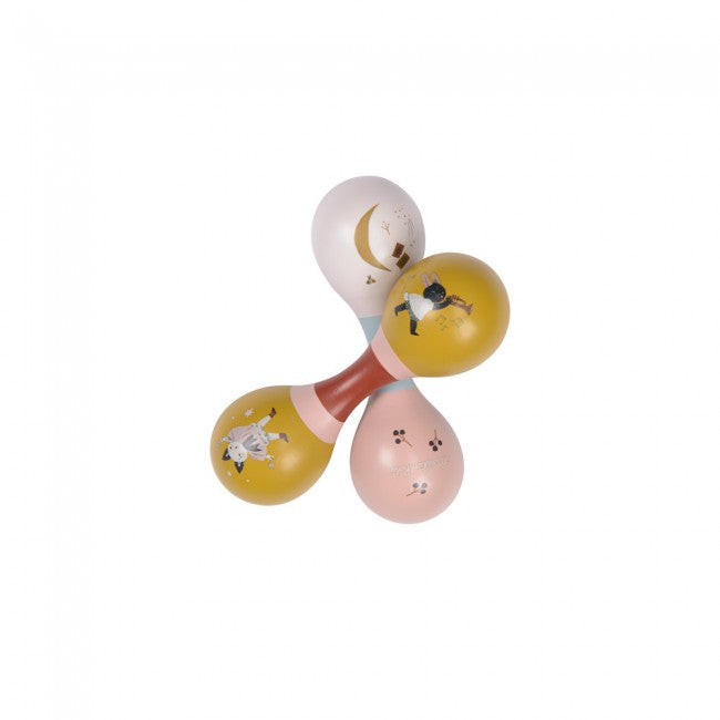 Moulinroty maracas oker of roze 2+
