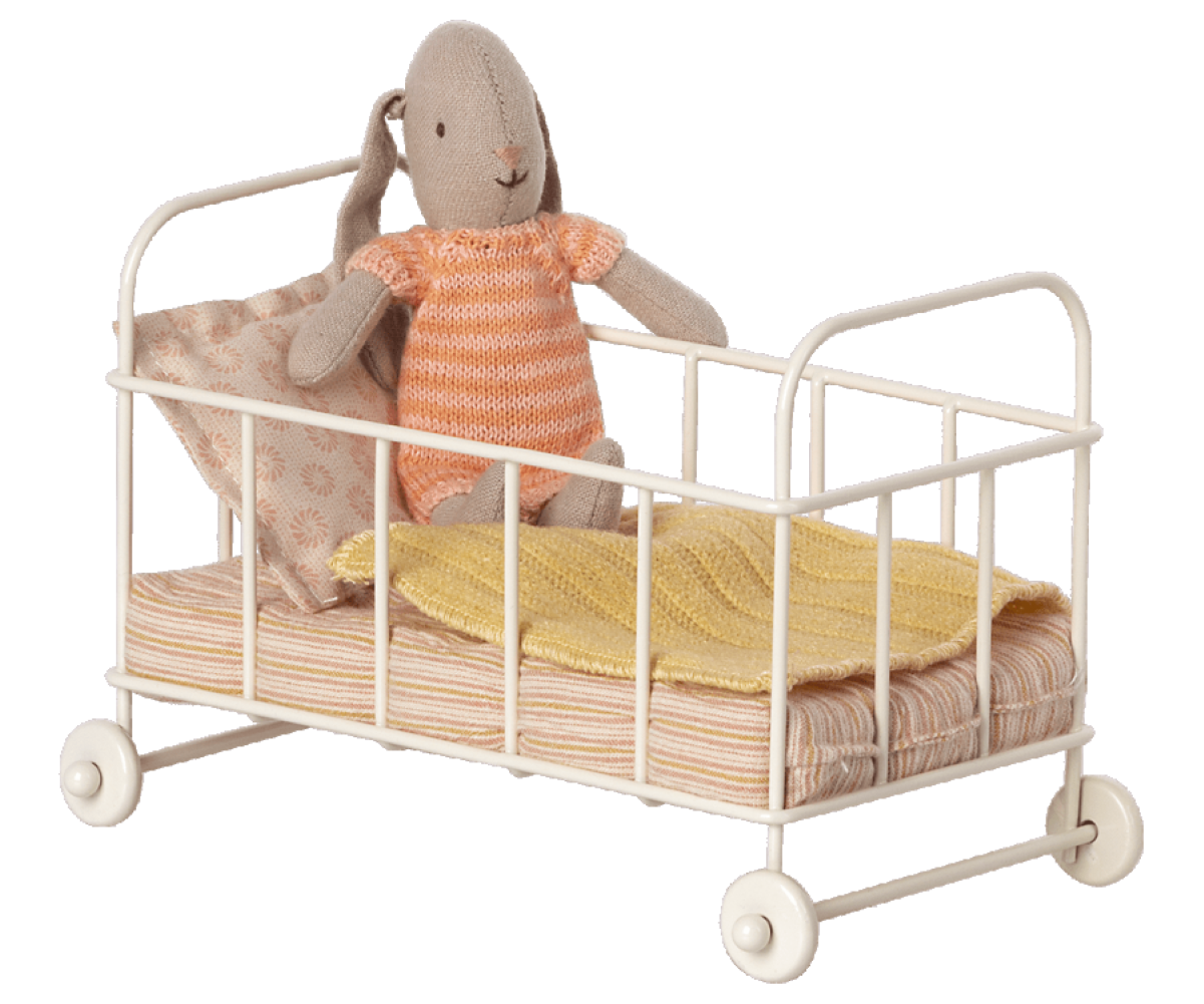 maileg poppenbed roze 3+