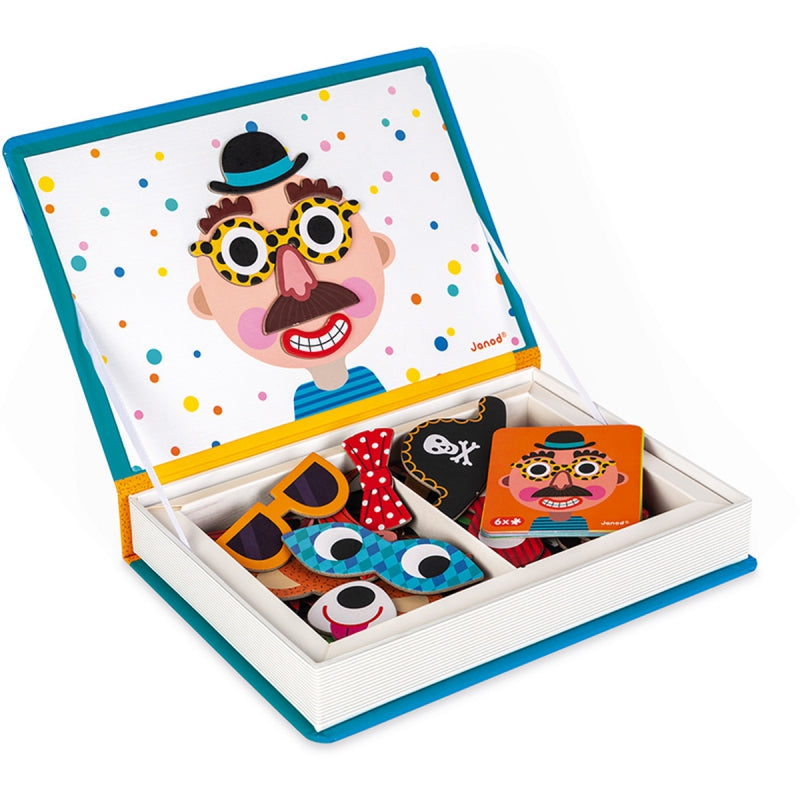 Janod Magnetibook Gekke gezichten jongens 3+