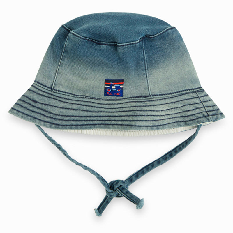 Tuctuc zonnehoedje denim sea riders 46