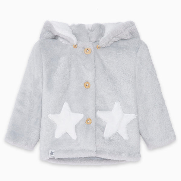 Tuctuc soft pile parka grey 74cm