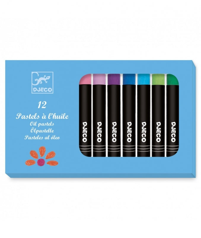djeco waskrijt oil pastels classic 6+